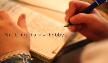 Writing is my hobby