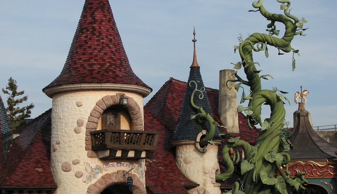 Disneyland Paris Jack and the Beanstalk castle