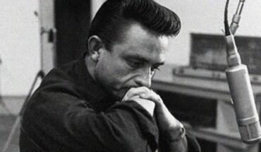 Johnny Cash looking pensive